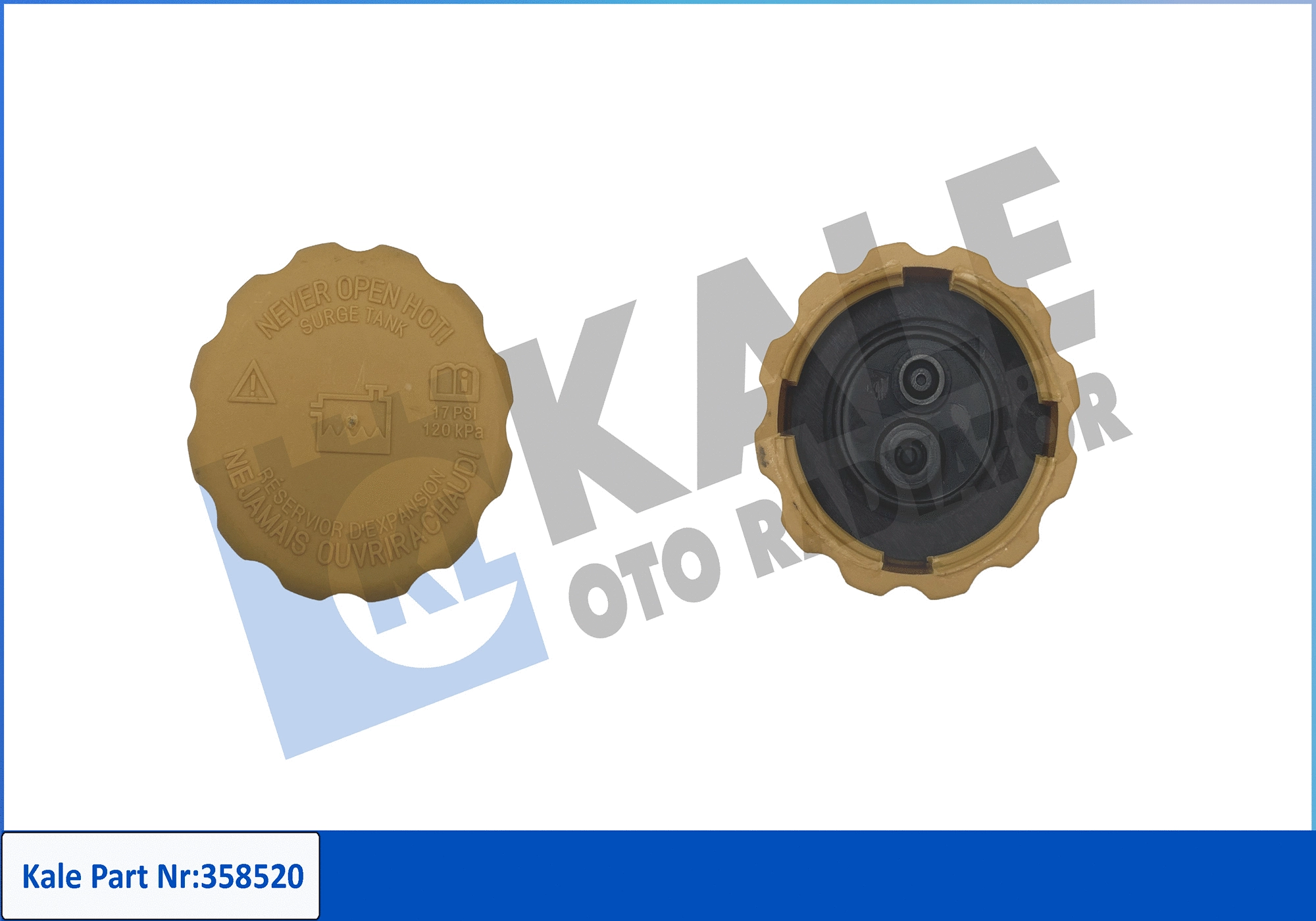 Cap, coolant tank (358520)