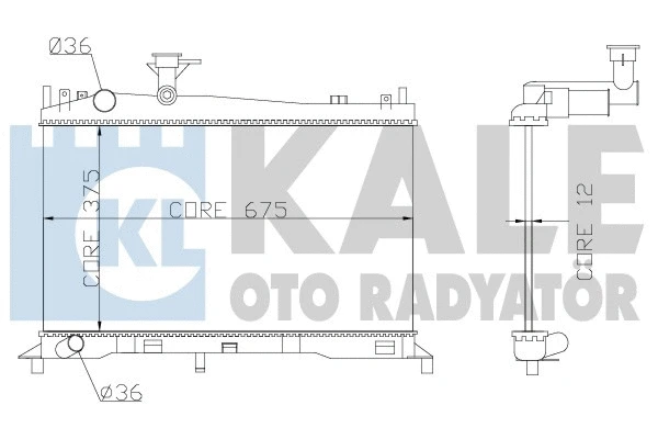Radiator, engine cooling (360100)