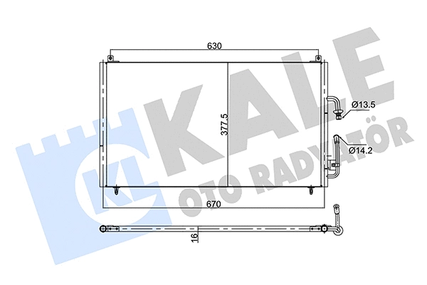 Condenser, air conditioning (353145)