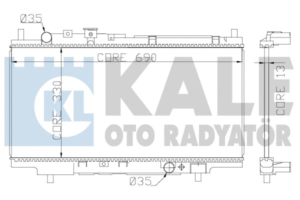 Radiator, engine cooling (359800)