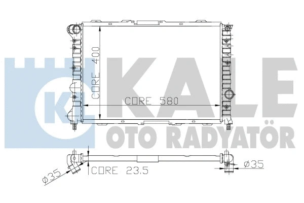 Radiator, engine cooling (230700)