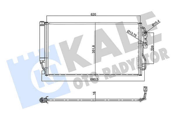 Condenser, air conditioning (358790)