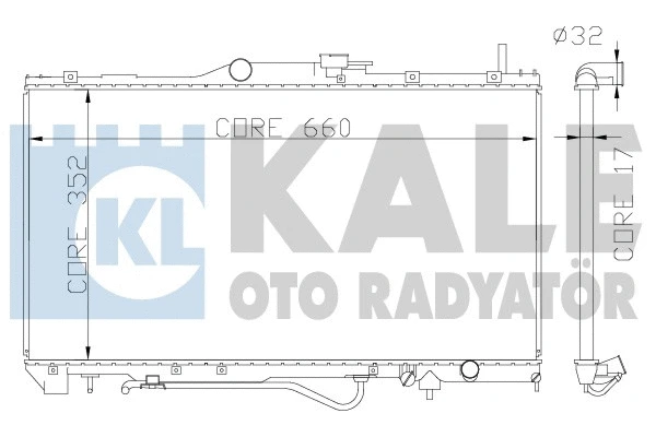 Radiator, engine cooling (342165)