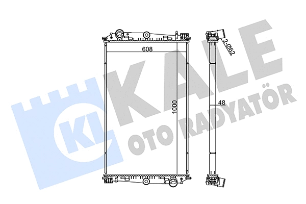 Radiator, engine cooling (350215)