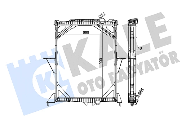 Radiator, engine cooling (349310)
