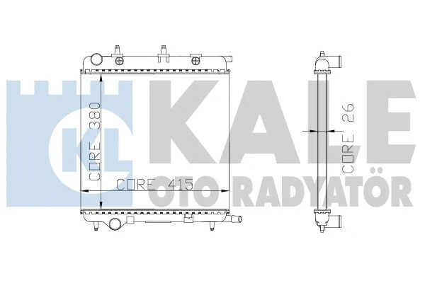Radiator, engine cooling (285200)