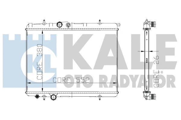 Radiator, engine cooling (216499)
