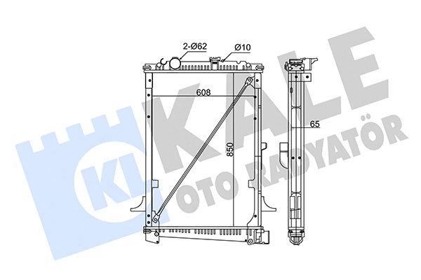 Radiator, engine cooling (351375)