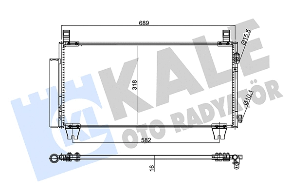 Condenser, air conditioning (345825)
