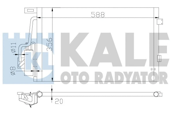 Condenser, air conditioning (393700)