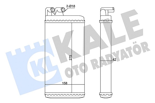 Heat Exchanger, interior heating (346240)