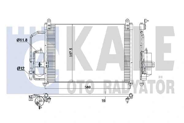Condenser, air conditioning (345195)