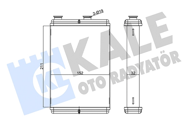 Heat Exchanger, interior heating (346365)