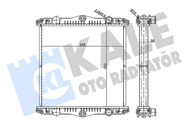 Radiator, engine cooling (359845)
