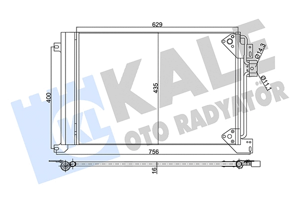 Condenser, air conditioning (350335)