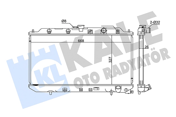 Radiator, engine cooling (347770)