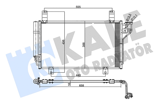 Condenser, air conditioning (357795)