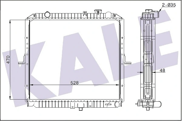 Radiator, engine cooling (349265)