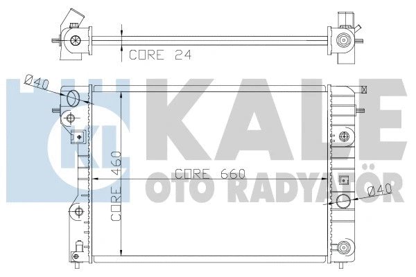 Radiator, engine cooling (363900)