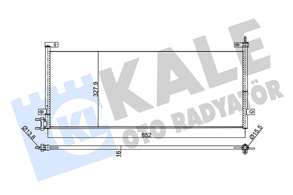 Condenser, air conditioning (350440)