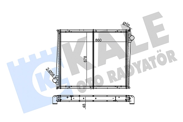 Radiator, engine cooling (350295)