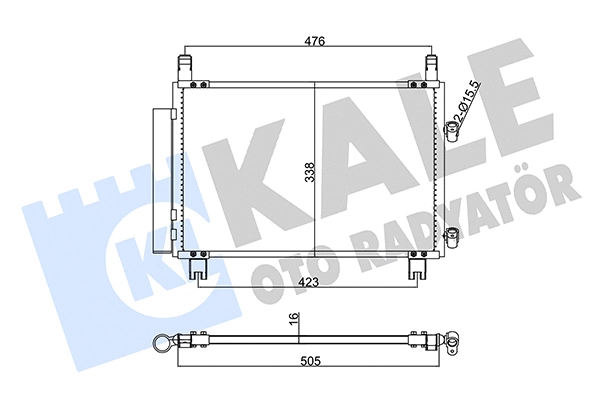 Condenser, air conditioning (343110)