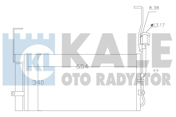 Condenser, air conditioning (386600)