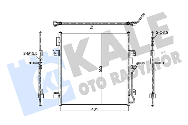 Condenser, air conditioning (353110)