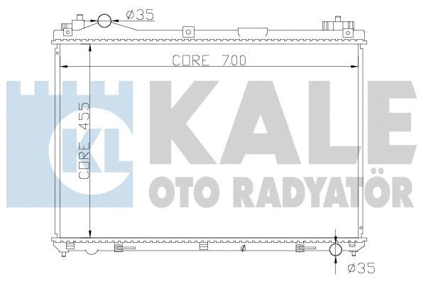 Radiator, engine cooling (365400)