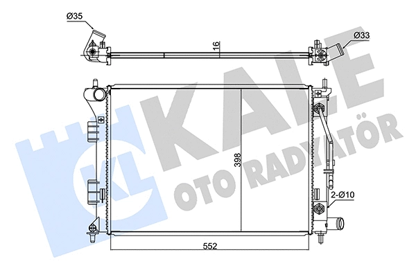 Radiator, engine cooling (347790)