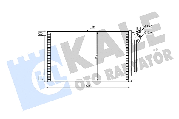 Condenser, air conditioning (345615)