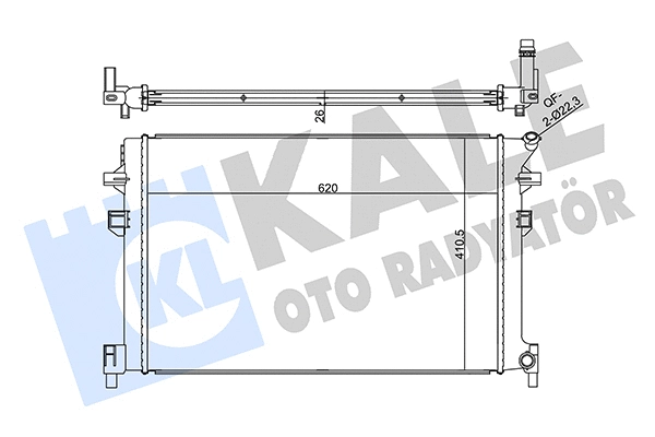 Low Temperature Cooler, charge air cooler (356345)