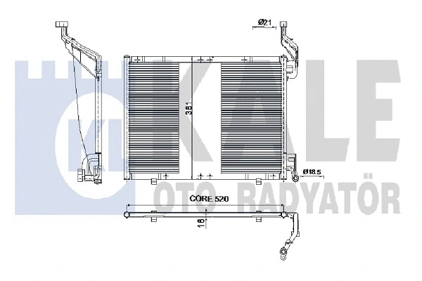 Condenser, air conditioning (350580)
