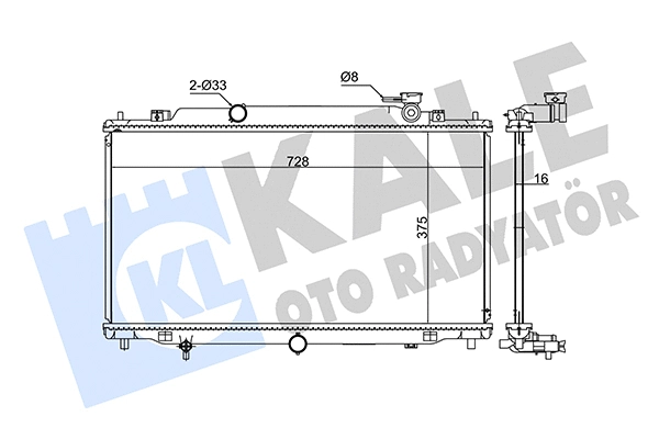 Radiator, engine cooling (347925)