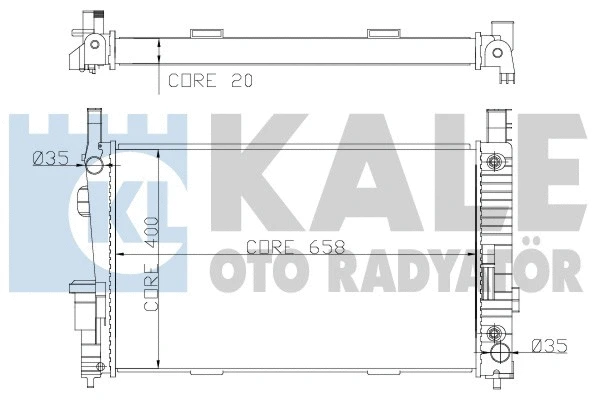Radiator, engine cooling (361700)