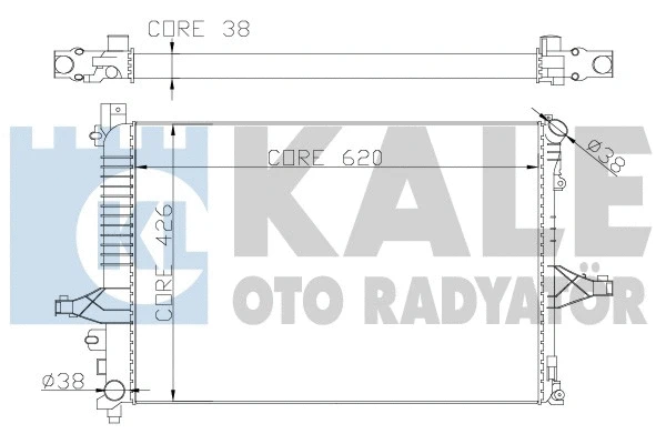 Radiator, engine cooling (367200)