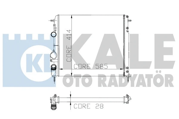 Radiator, engine cooling (251100)