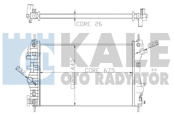 Radiator, engine cooling (352300)