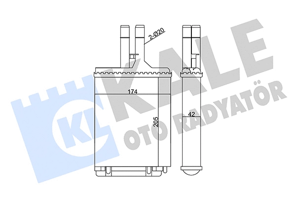Heat Exchanger, interior heating (346675)