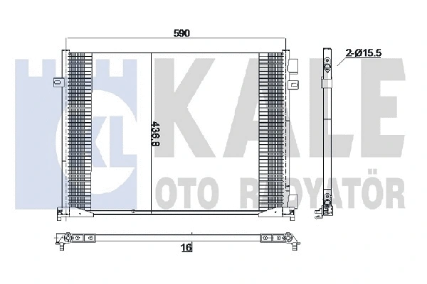 Condenser, air conditioning (345815)