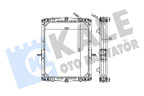 Radiator, engine cooling (355690)