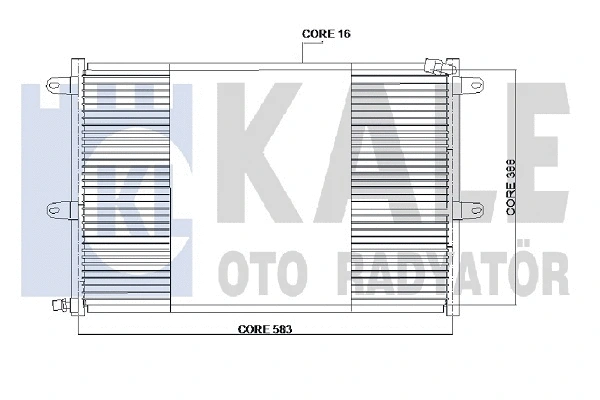 Condenser, air conditioning (384600)