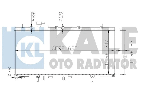 Radiator, engine cooling (342115)