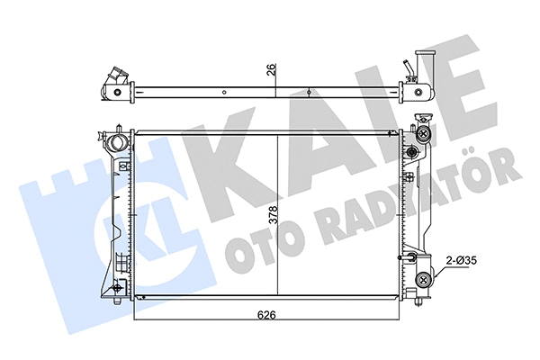 Radiator, engine cooling (348145)