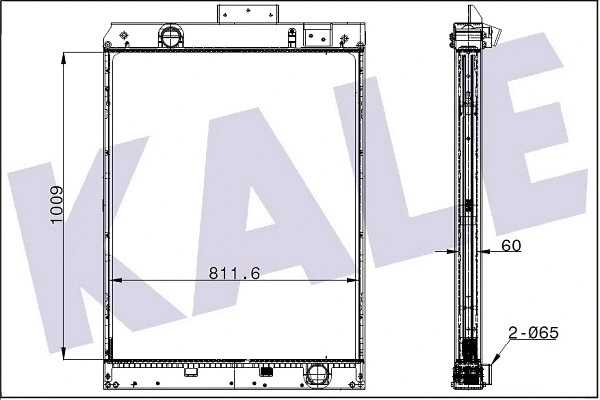 Radiator, engine cooling (427600)