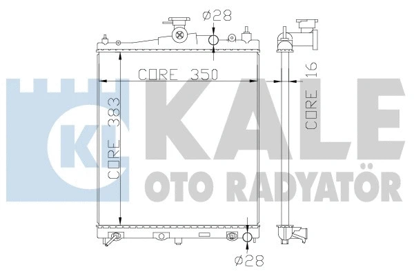 Radiator, engine cooling (363200)