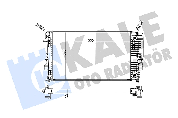 Radiator, engine cooling (345980)