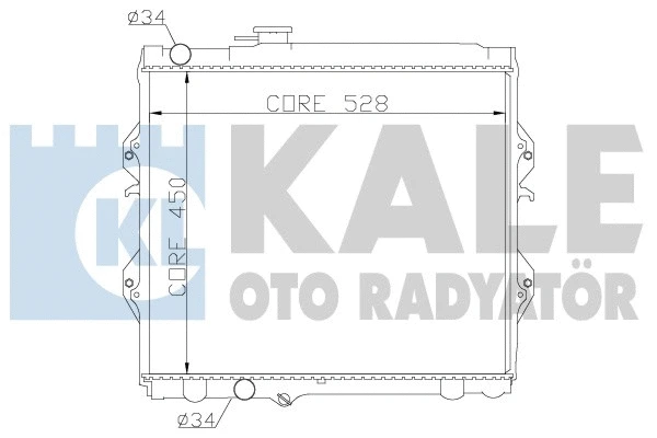 Radiator, engine cooling (371800)