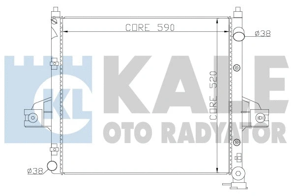 Radiator, engine cooling (342090)