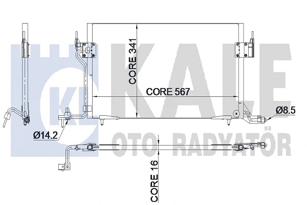 Condenser, air conditioning (345210)